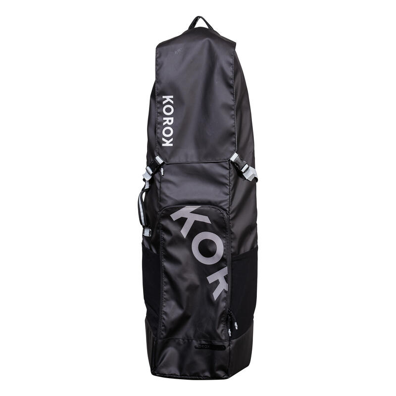 Feldhockey-Schlägertasche Jugendliche/Erwachsene grosses Volumen - FH560 schwarz