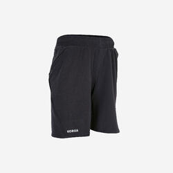 Short de hockey sur gazon garçon intensité forte FH900 noir