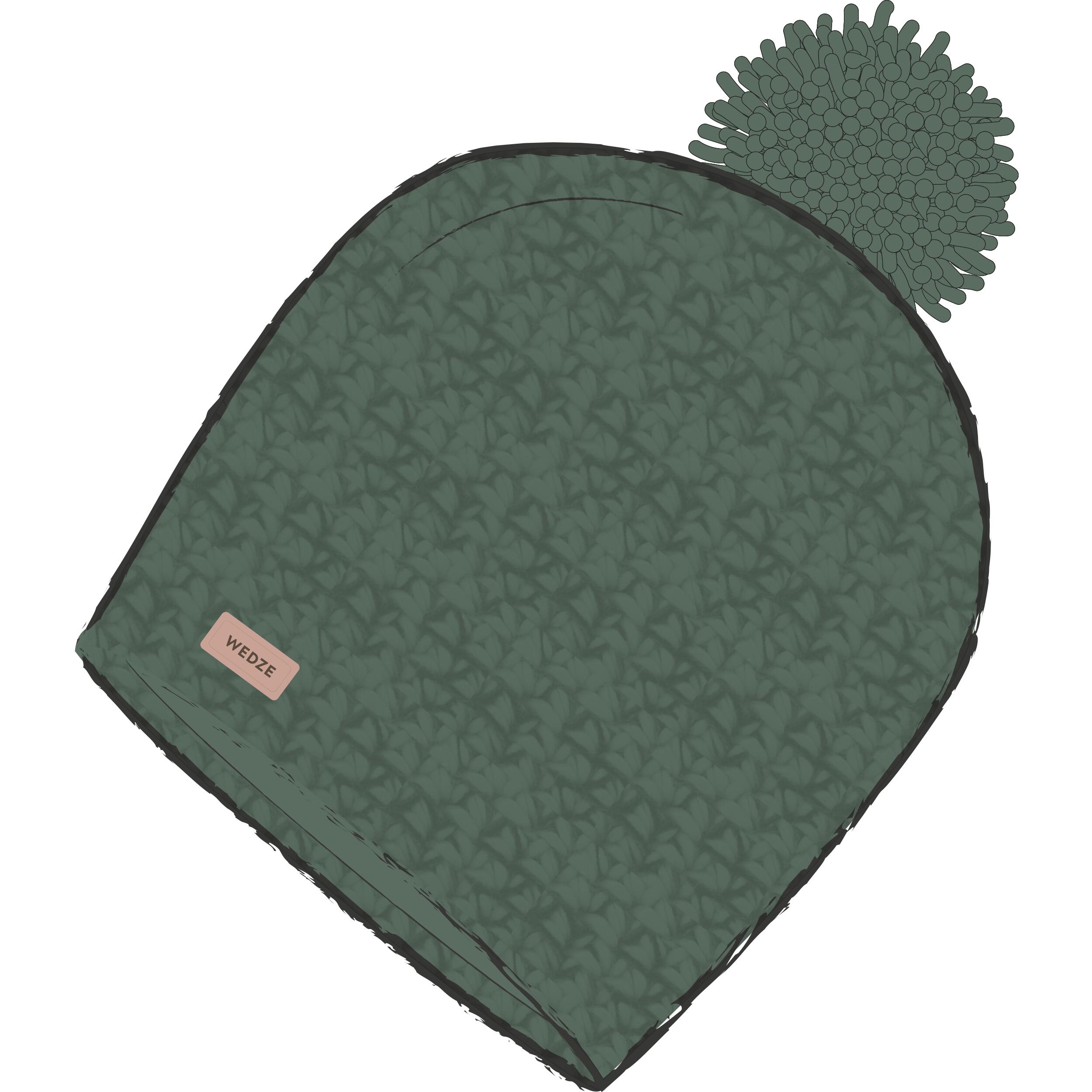 Kids’ Ski Hat Made in France Timeless - Khaki 9/9