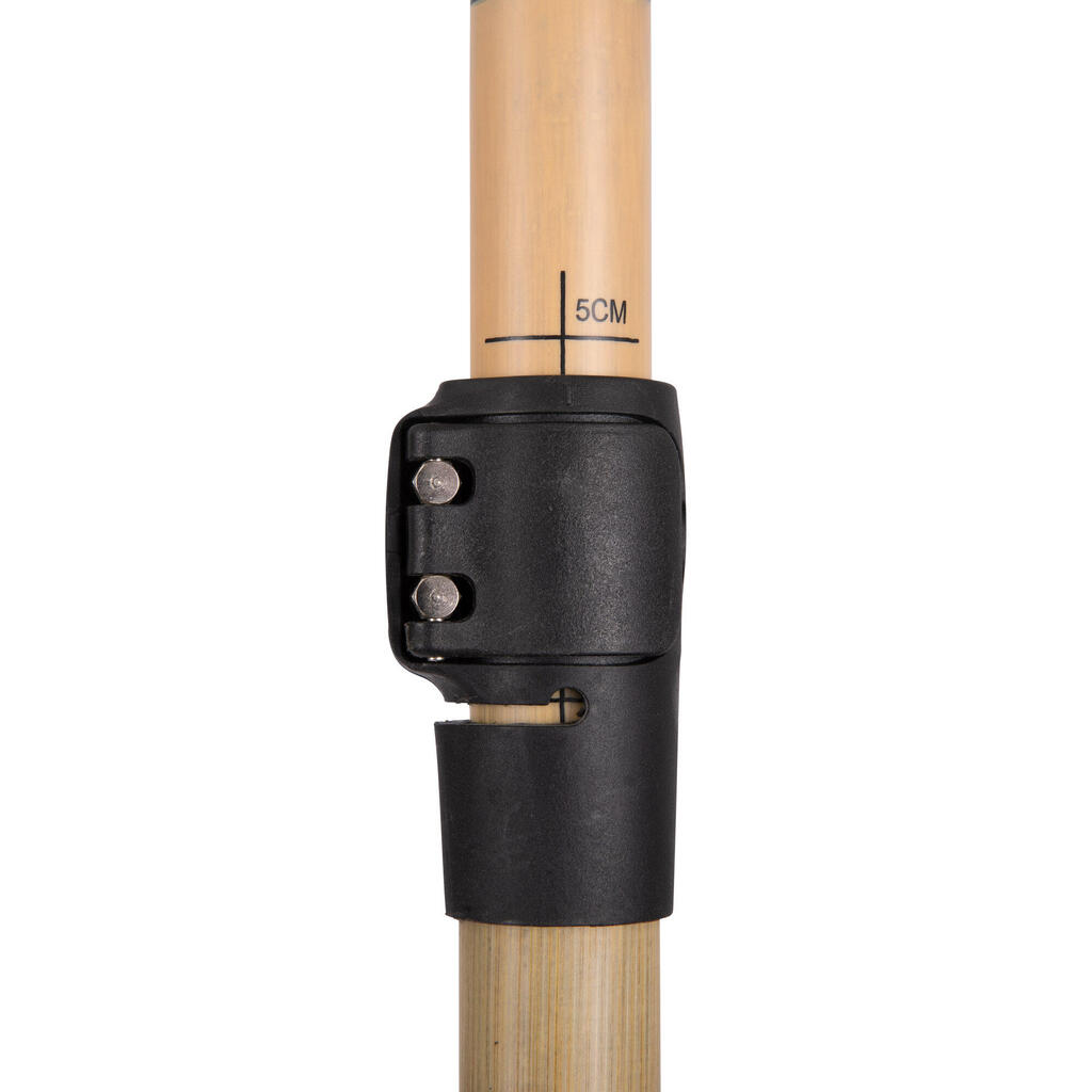 Klasikinis reguliuojamo ilgio bambukinis irklas „Jobe“, 2 dalių, 180–220 cm