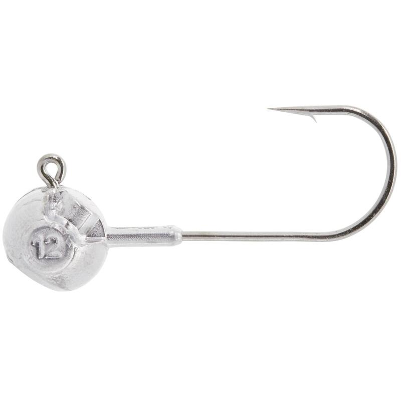 Tête plombée pêche aux leurres souples ROUND JIG HEAD x4 12 gr