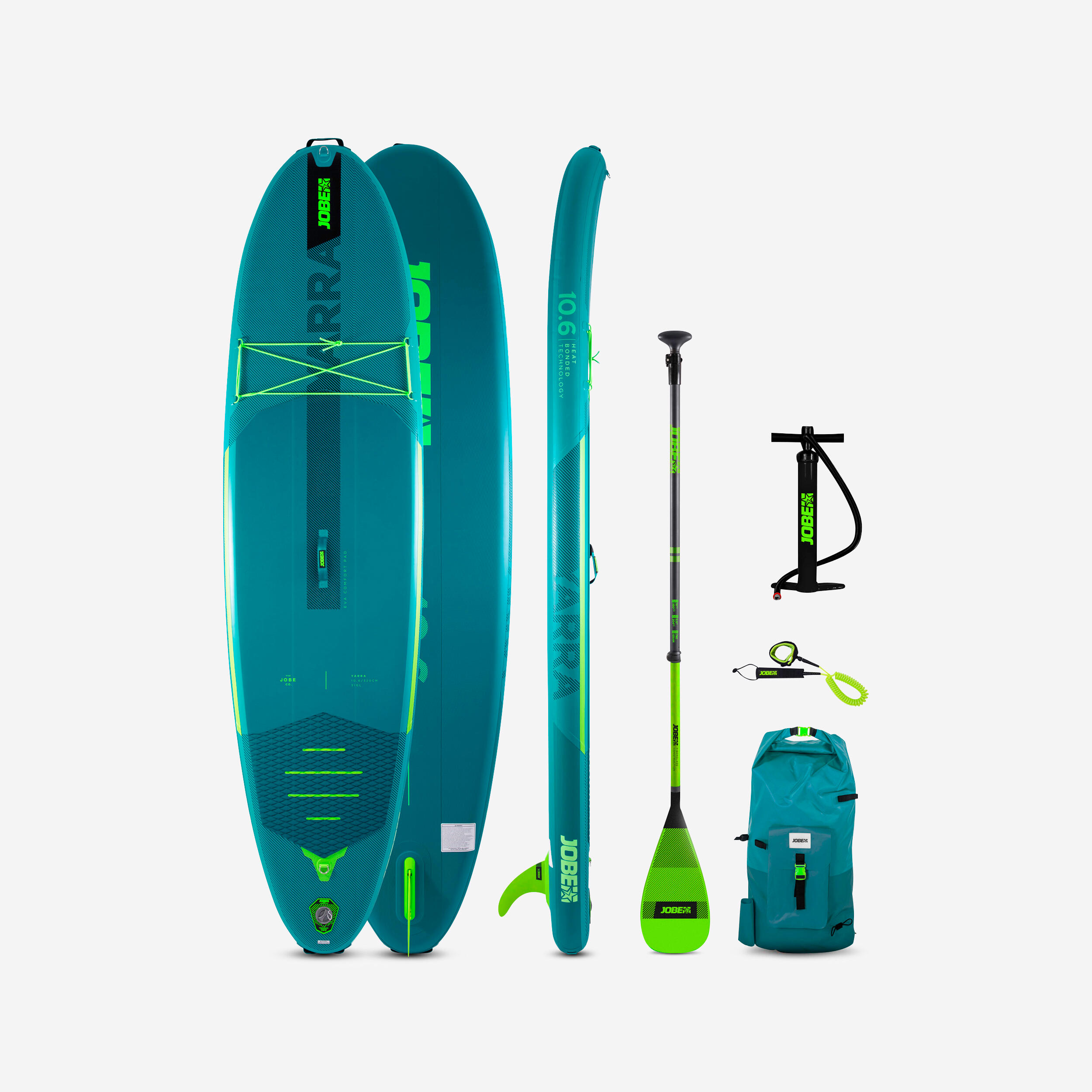 Jobe - Pack Stand Up Paddle Gonflable Aero Yarra Jobe - Planche De Stand Up Paddle - Stand Up Kayak Deriveur - - Taille Unique - Decathlon