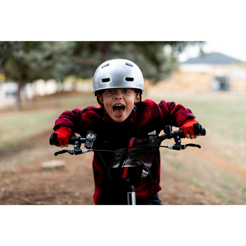 CAPACETE CICLISMO BOL 900 CRIANÇA CINZA