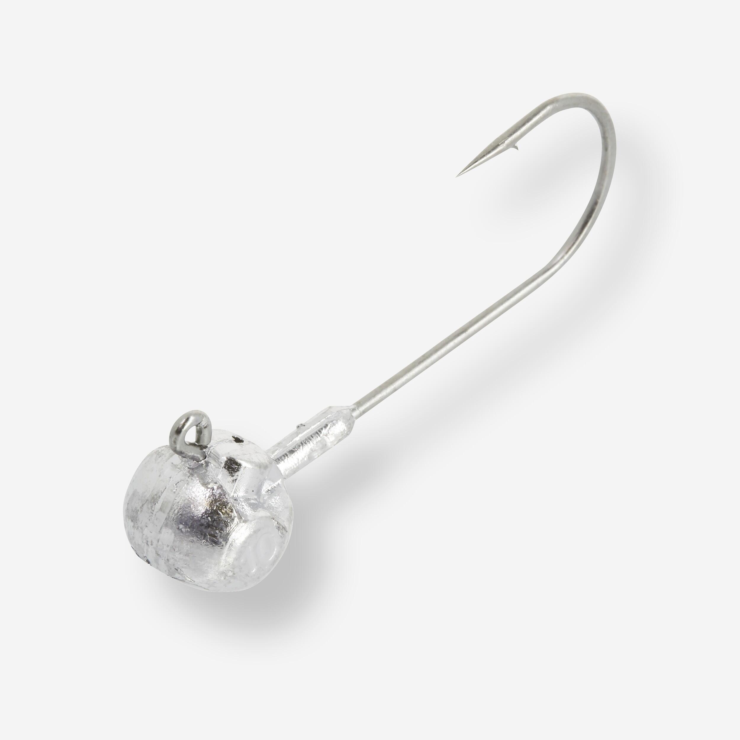 Decathlon | Testa piombata pesca con artificiali ROUND JIG HEAD x15 10g |  Caperlan