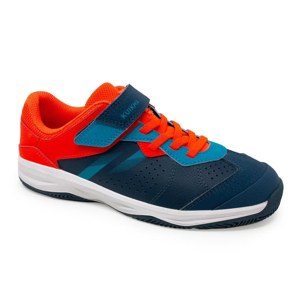 Kinder Padelschuhe - PS 190 blau/rot