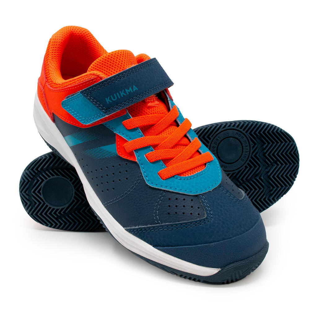 Kids' Padel Shoes PS 190 - Blue/Red