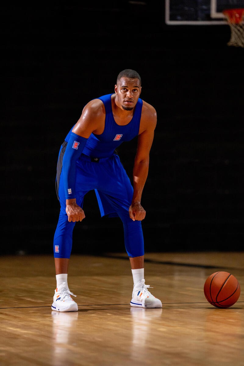 Manchon de basketball NBA Los Angeles Clippers Adulte - E500 bleu