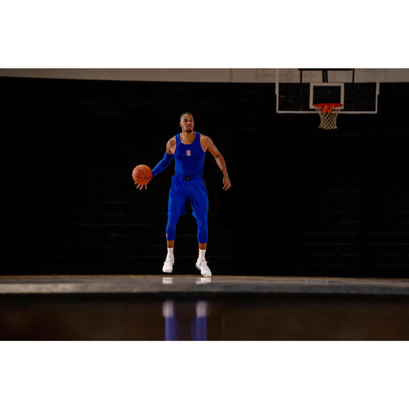 Damen/Herren Funktionshose 3/4-Tights Basketball - 500 NBA blau