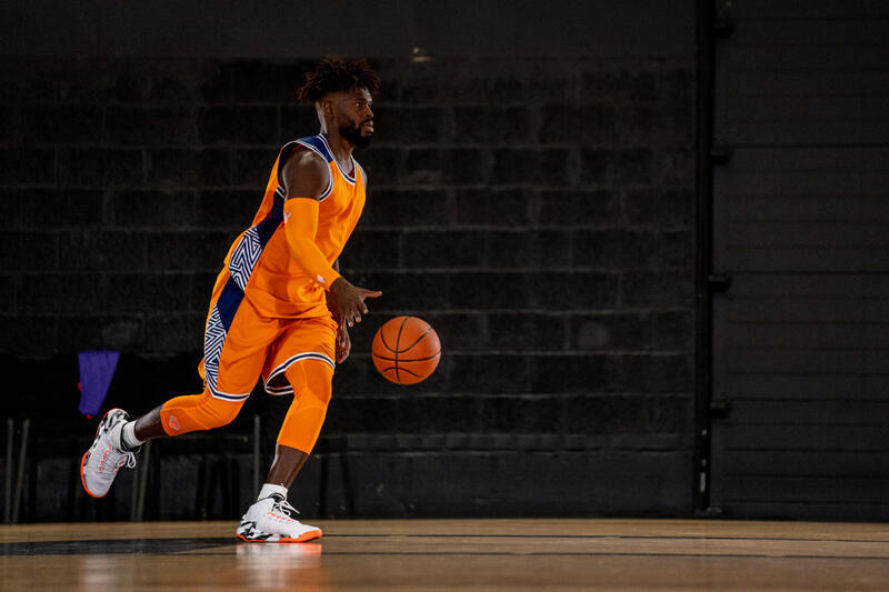 Manchon de basketball NBA New York Knicks Adulte - E500 orange