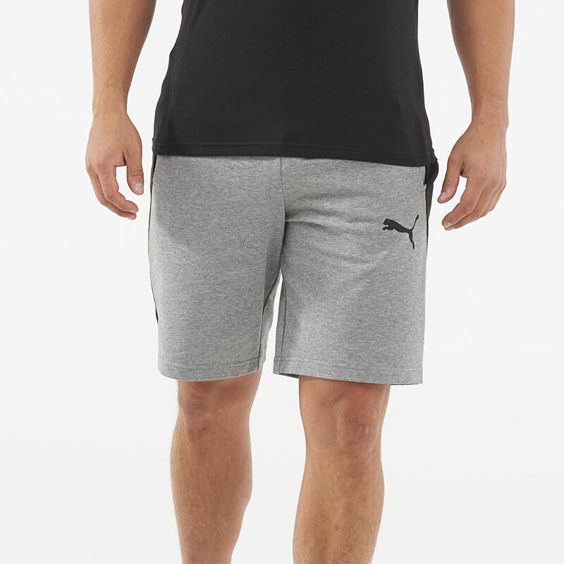 Pantalon scurt Fitness din bumbac Gri Bărbați
