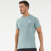 TEE SHIRT PUMA FITNESS COTON BLEU - HOMME