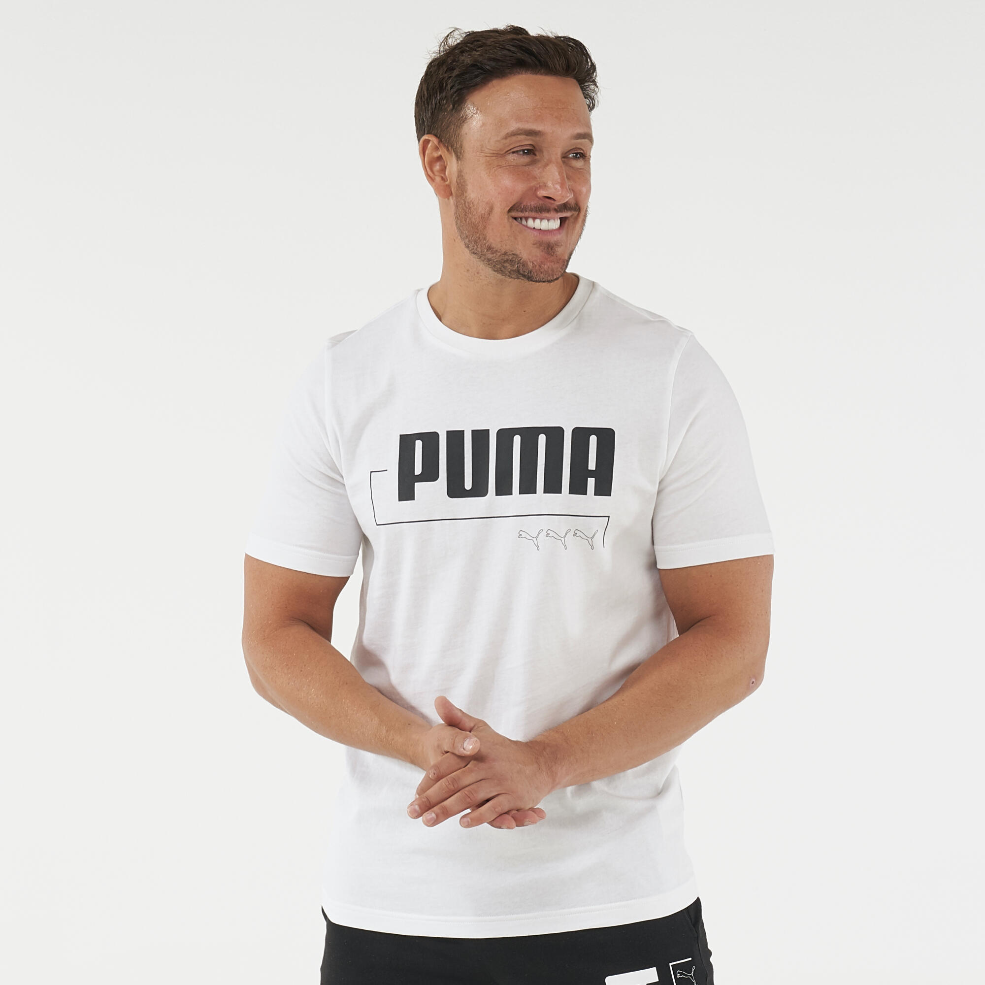 Men's Cotton Fitness T-Shirt - White 