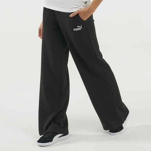 
      Women's Loose Cotton Fitness Bottoms - Black
  