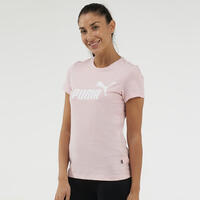 T-SHIRT PUMA FITNESS COTON ROSE - PUMA
