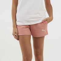 SHORT PUMA FITNESS COTON ROSE- FEMME