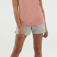 SHORT PUMA FITNESS COTON GRIS - FEMME