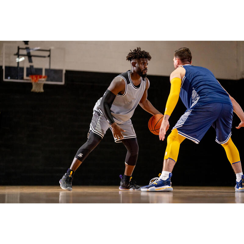 Legging 3/4 de basketball NBA Los Angeles Lakers Adulte - 500 noir