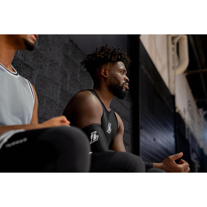 Manchon de basketball NBA Los Angeles Lakers Adulte - E500 noir