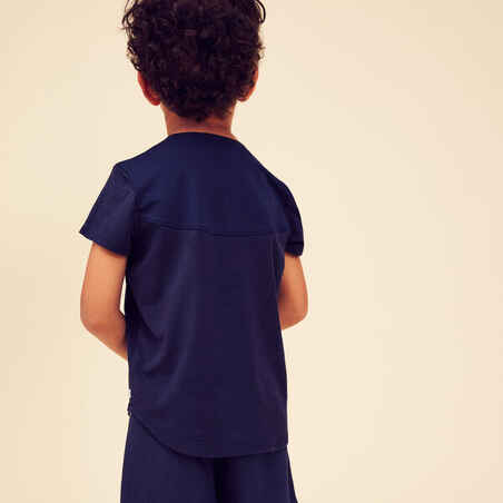 Baby Light and Breathable T-Shirt 500 - Navy Blue