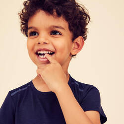 Baby Light and Breathable T-Shirt 500 - Navy Blue