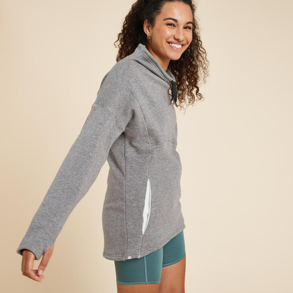 Yoga Sweatshirt warm - grau