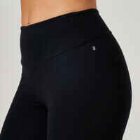 Shaping Cotton Fitness Leggings - Black