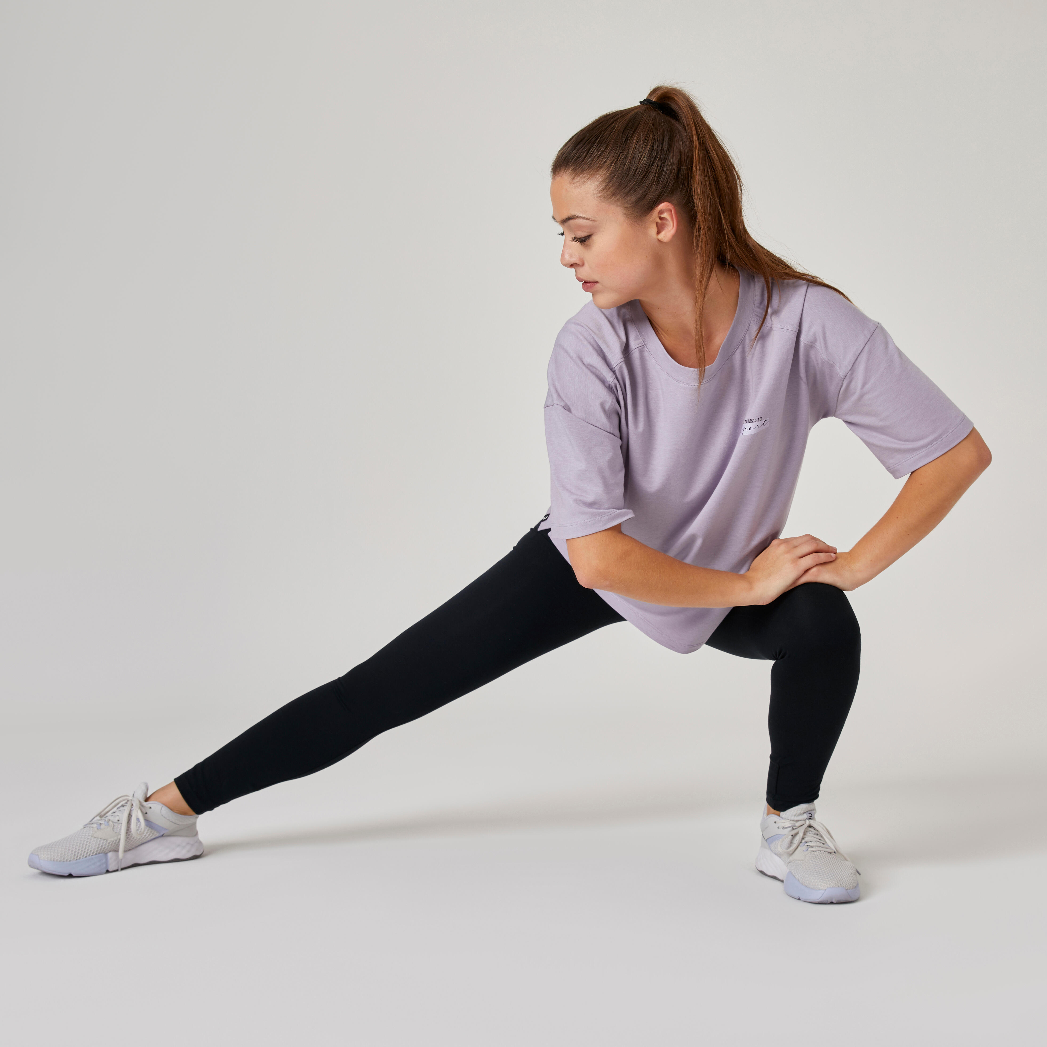 Shaping Cotton Fitness Leggings - Black 