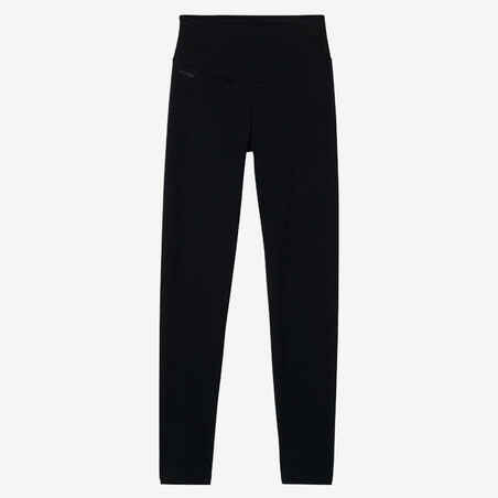 Shaping Cotton Fitness Leggings - Black