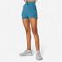 Women's Gym Slim-Fit Cotton Blend Shorts 520 With Pocket-Blue