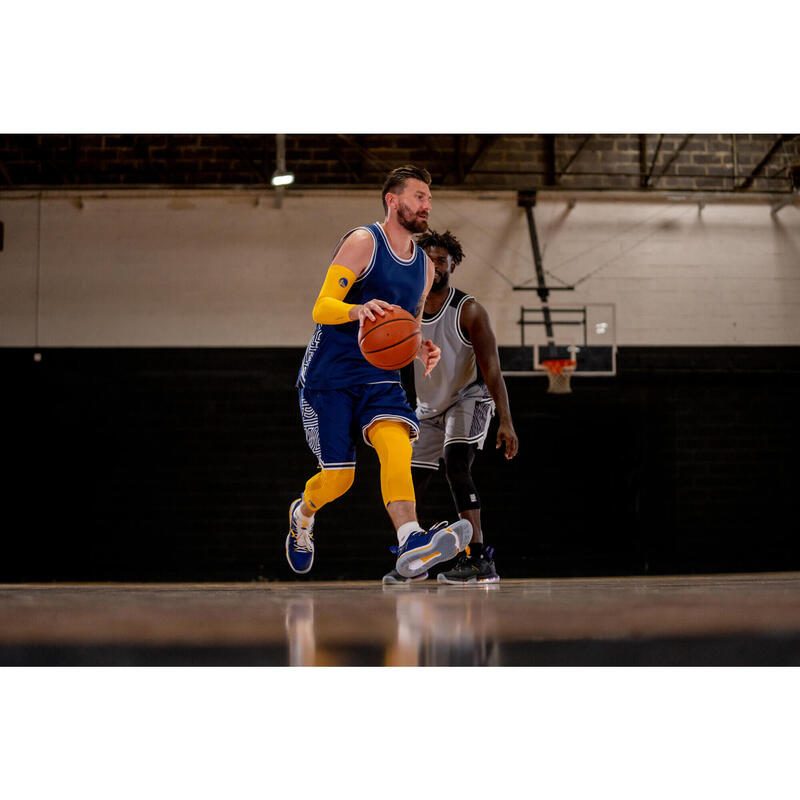 Funktionsshirt Basketball UT500 Slim Herren NBA Golden State Warriors weiss