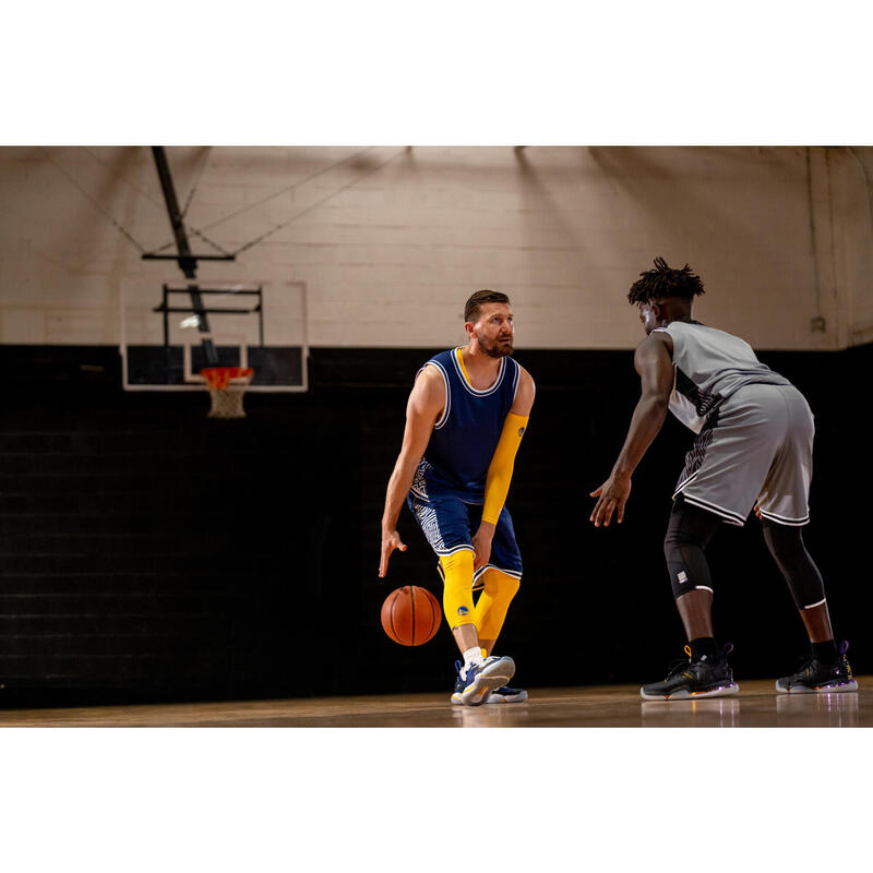 Funktionsshirt Basketball UT500 Slim Herren NBA Golden State Warriors weiss