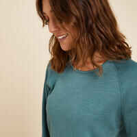 Women's Yoga Sweatshirt Easy - Green