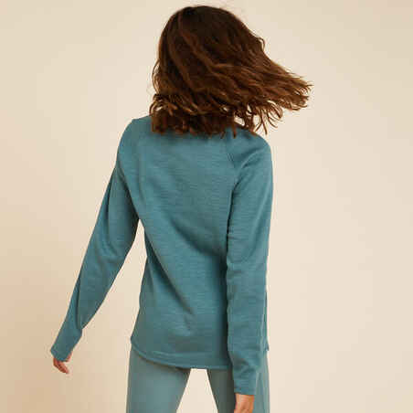 Women's Yoga Sweatshirt Easy - Green