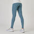 Women Gym Cotton Legging 500 - Green-Blue Print