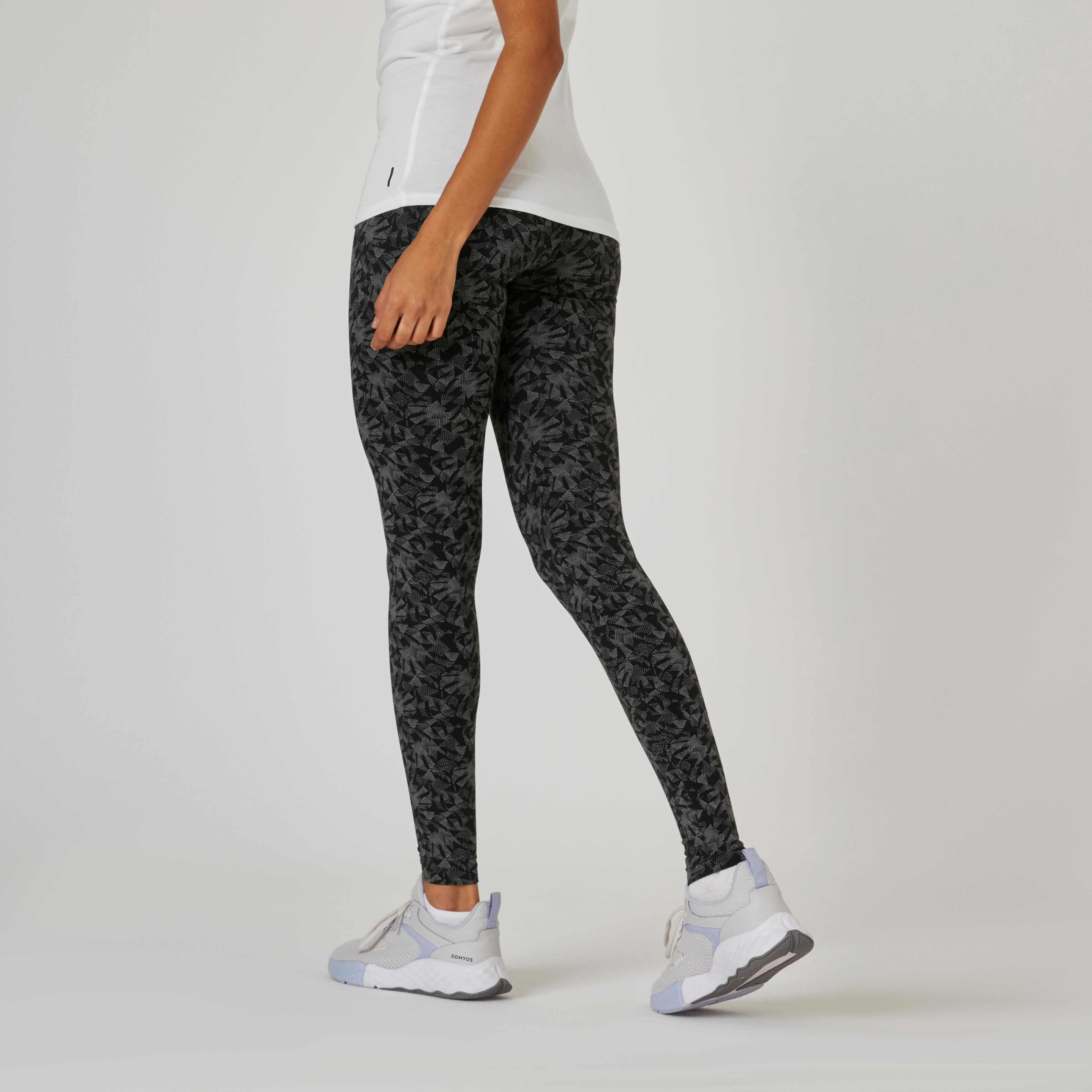 Cotton Fitness Leggings Fit+ - Black 