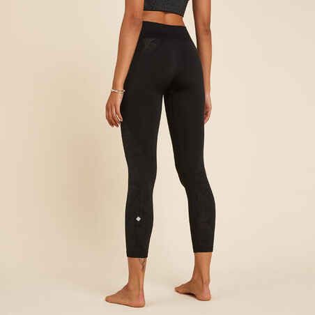 Mallas de yoga Seamless tobillera Kimjaly Mujer negro