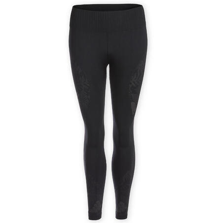 LEGGING 7/8 YOGA SANS COUTURES NOIR / ANTHRACITE