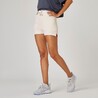 Women Gym Limited Edition x Cotton Blend  Shorts 520 With Pocket - Cream