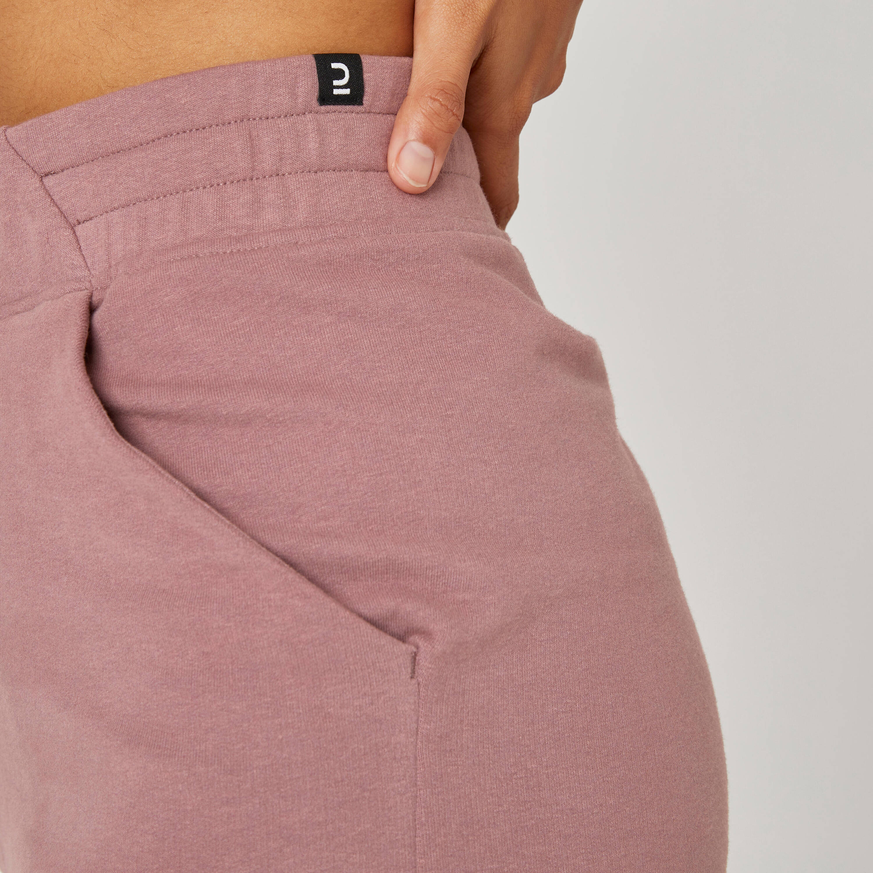 Women Slim-Fit Cotton Blend  Shorts 520 With Pocket - Pink -  5