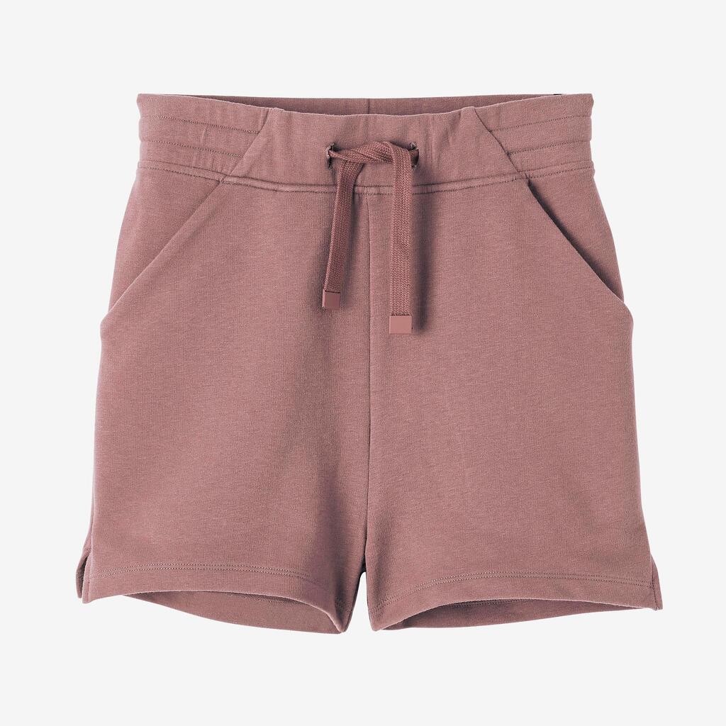 Shorts Damen Baumwolle mit Tasche - 520 mintgrün 