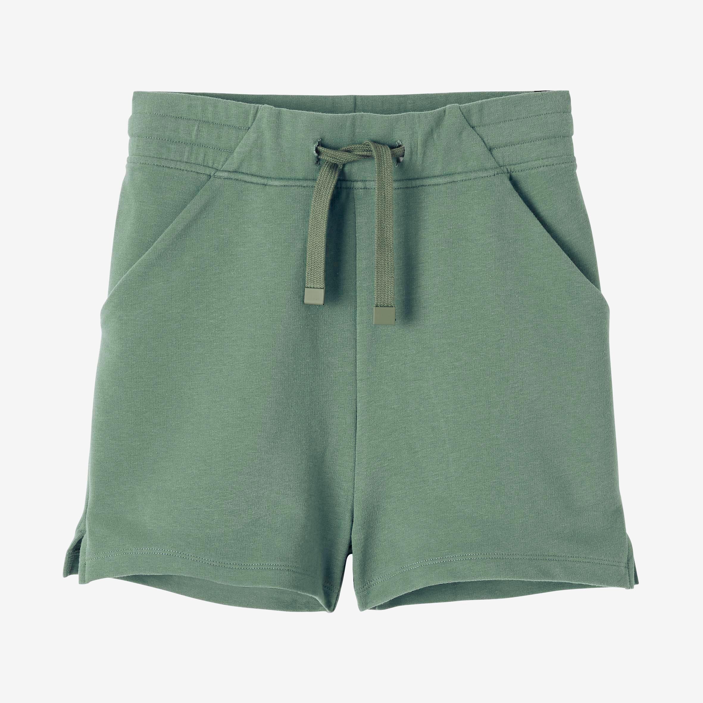 Women's Fitness Cotton Shorts 520 with Pocket - Laurel Green 5/5