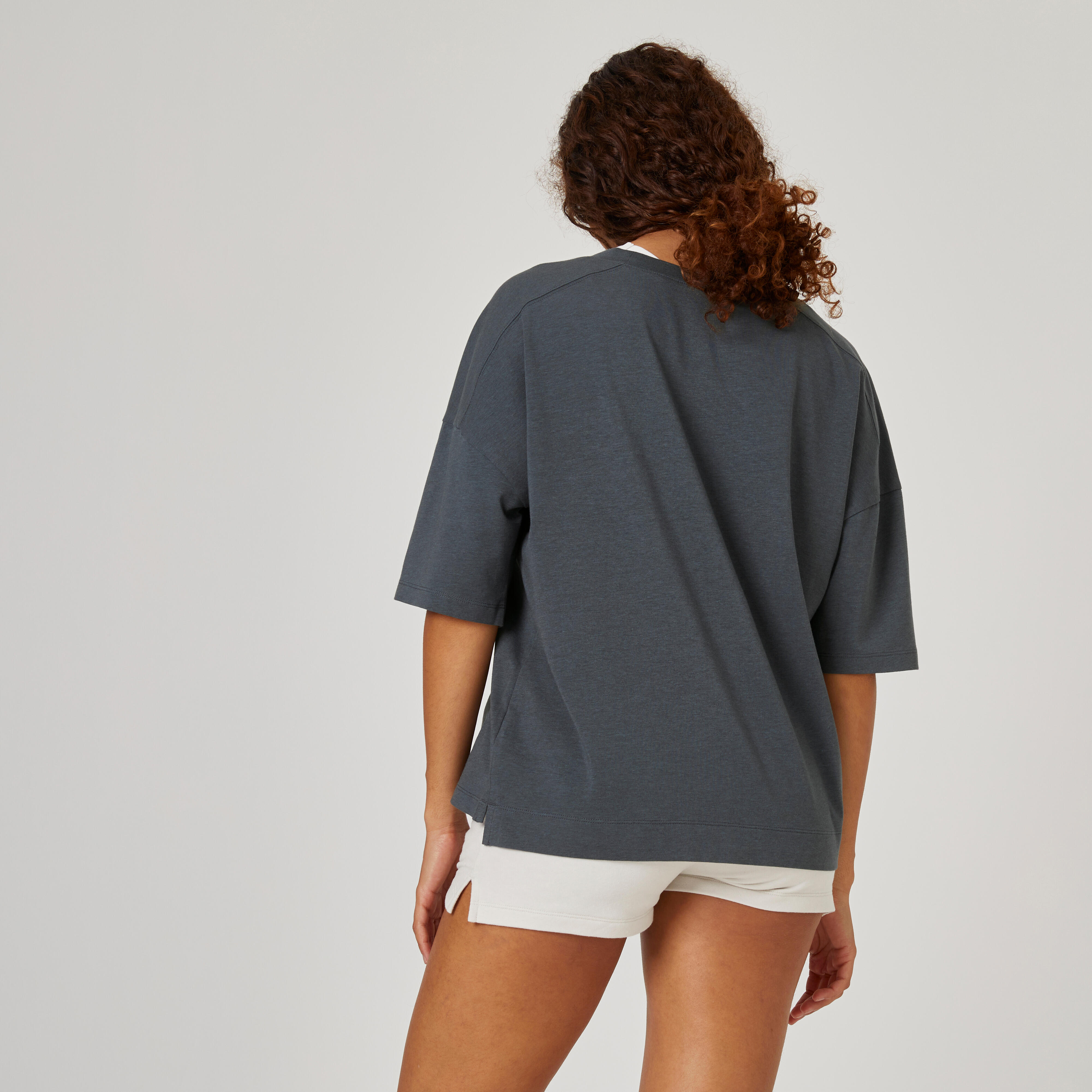 Women's Short-Sleeved Loose-Fit Crew 