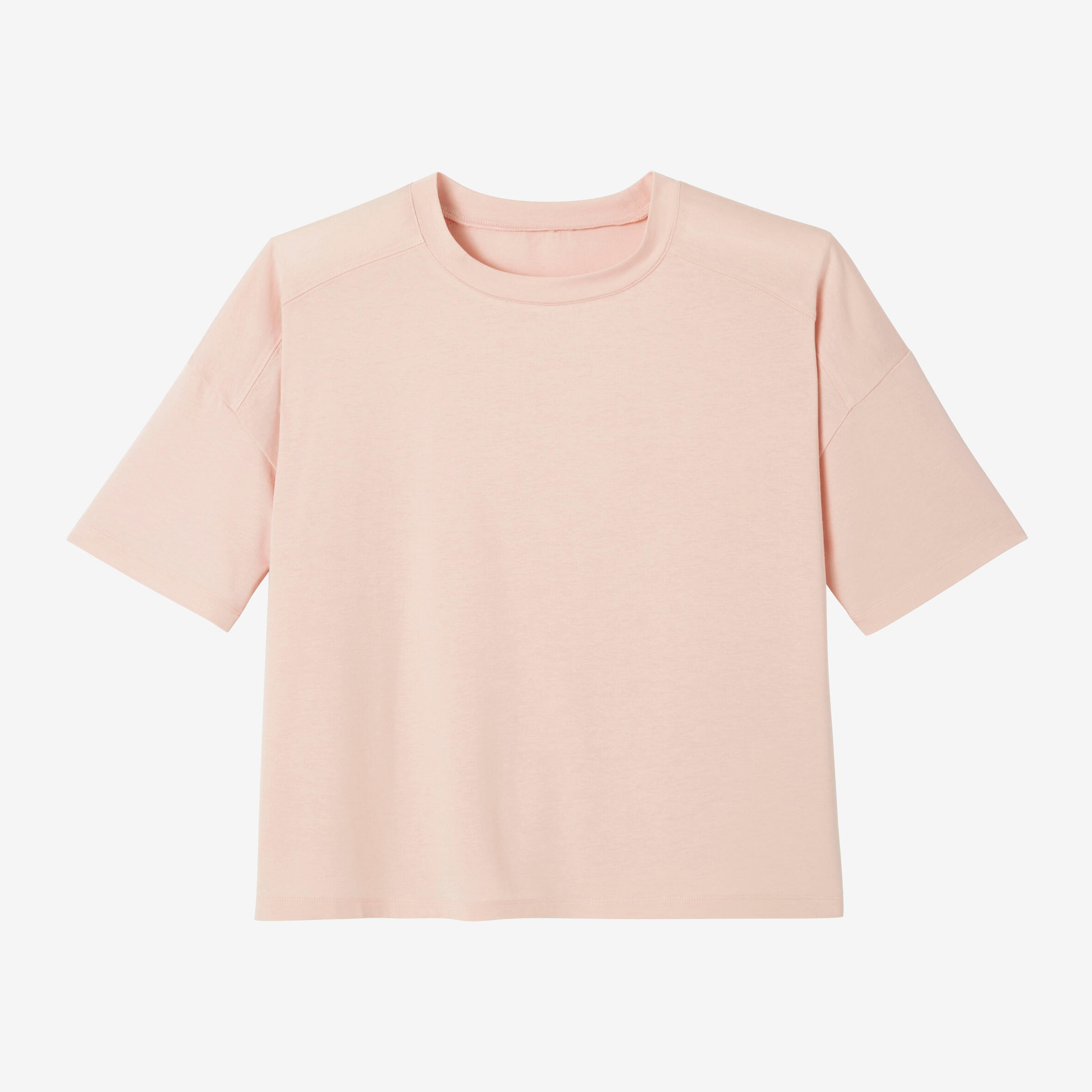 Women's Loose-Fit Fitness T-Shirt 520 - Rose Quartz 6/6