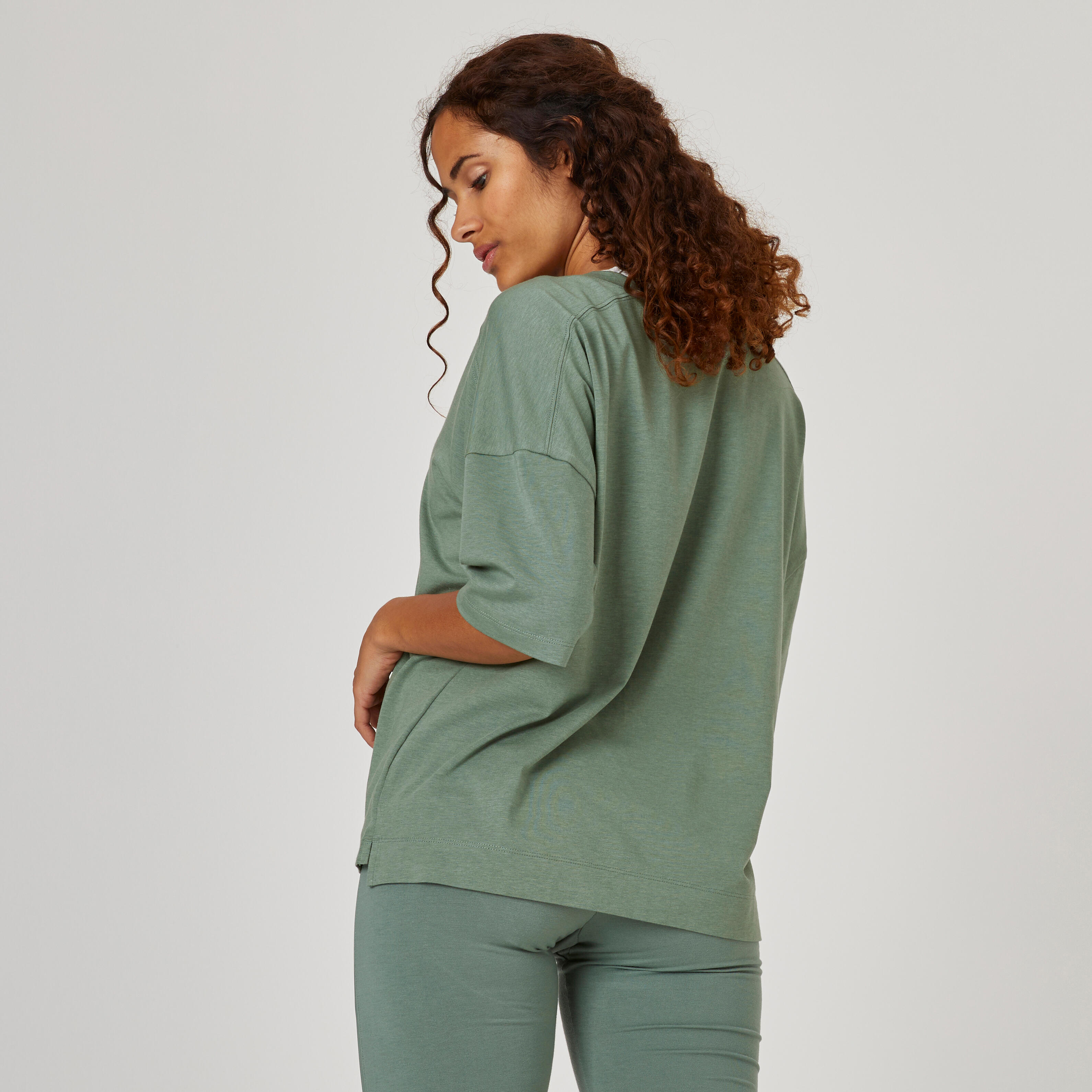 Women's Short-Sleeved Loose-Fit Crew 