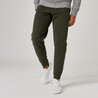 Men's Trackpant Jogger Regular Fit 500 For Gym-Dark Green