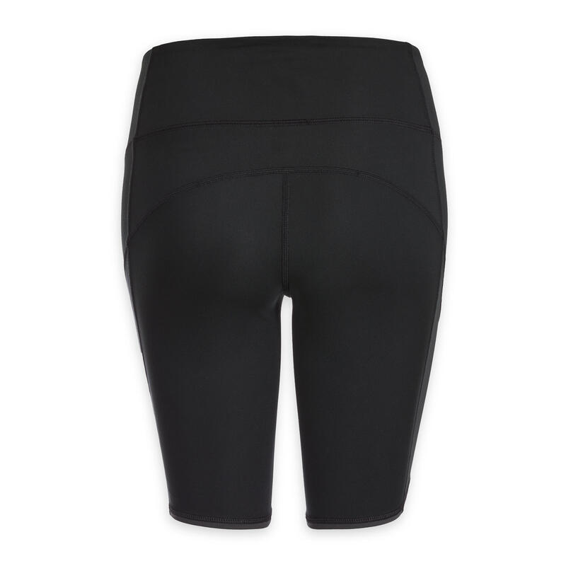 Pantalon scurt Yoga dinamică Negru Damă 