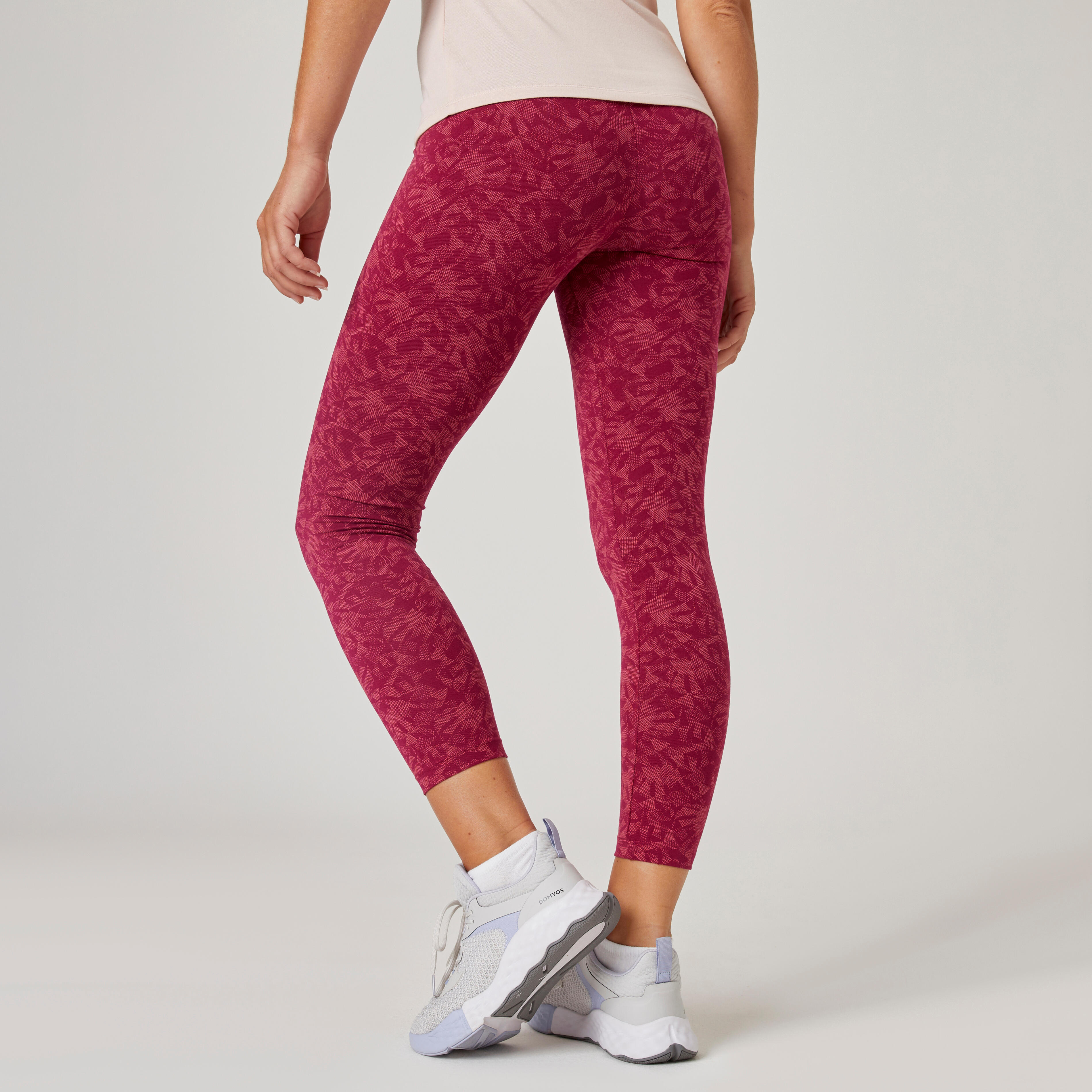Leggings 7/8 donna fitness FIT+ cotone leggero DOMYOS | DECATHLON