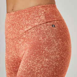 Cotton-Rich Shaping 7/8 Fitness Leggings 900 - Terracotta