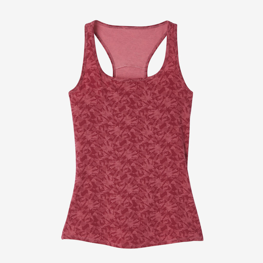 Top 500 Fitness Slim X-Rücken Baumwolle Damen lila
