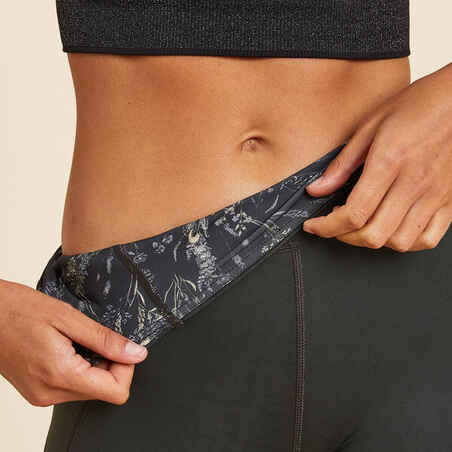 Reversible Dynamic Yoga Leggings - Grey